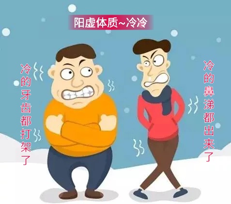 男性阳虚体质怕冷